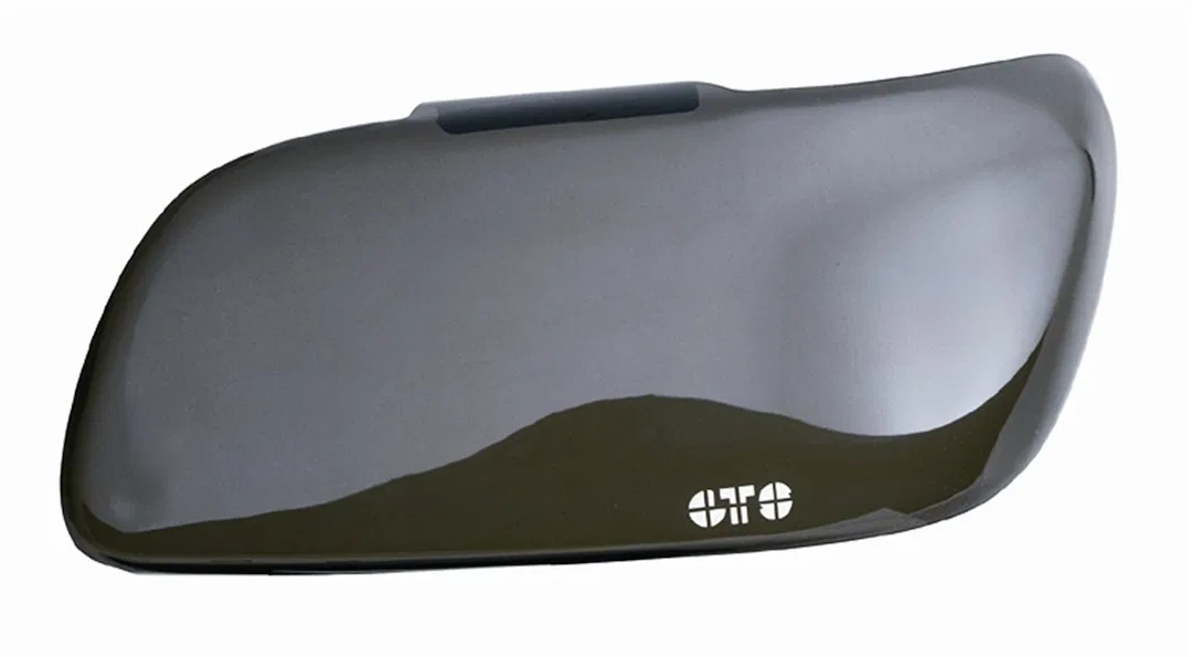 GT0107S – GT STYLING Headlight Cover, Full Cover Solid Smoke Plastic Set Of 2